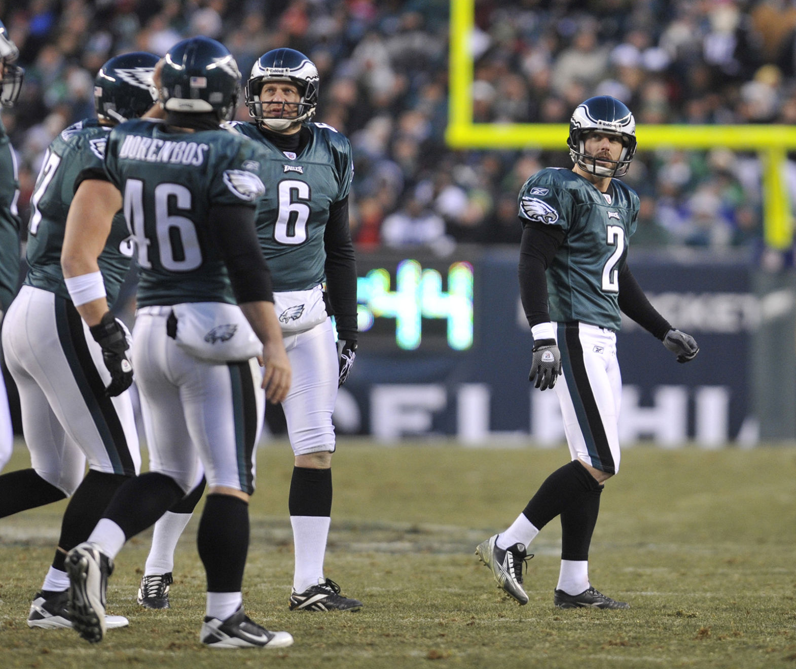 David Akers, NFC wild card game, 2011